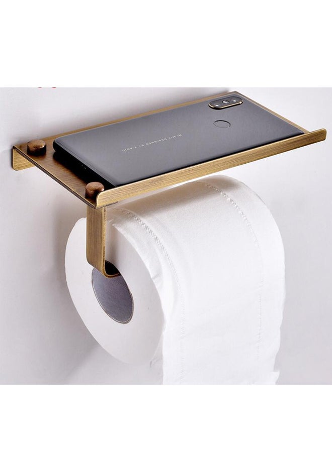 European Style Retro Toilet Paper Holder Gold 287.5grams