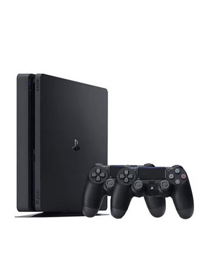 PlayStation 4 Slim 500GB Console With 2 Dualshock Controllers