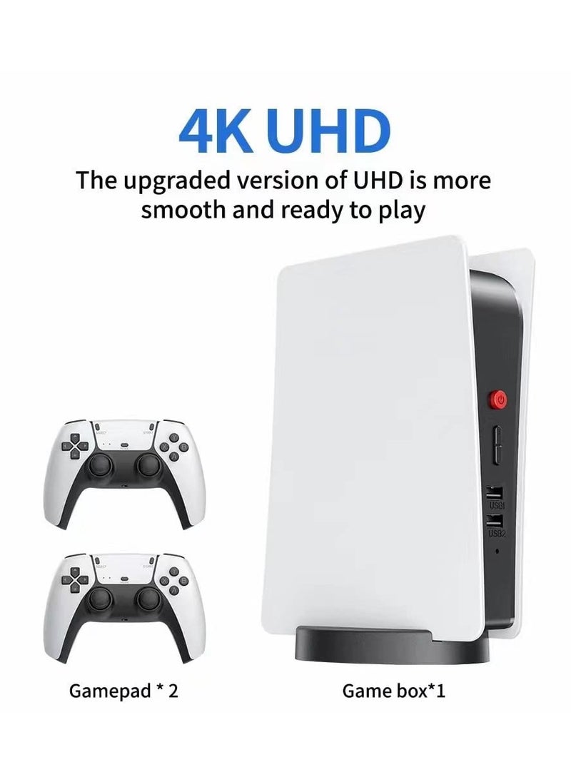 4K Built-in 15000 Games 2.4G Wireless Controller 9 Simulators HDMI Double Joystick Built-in Stereo for Handle Game Console