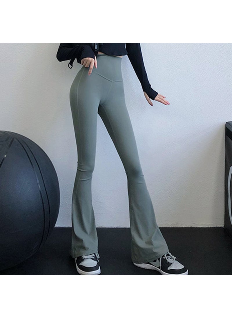 High Waist Slimming Yoga Pants for Women Han blue gray