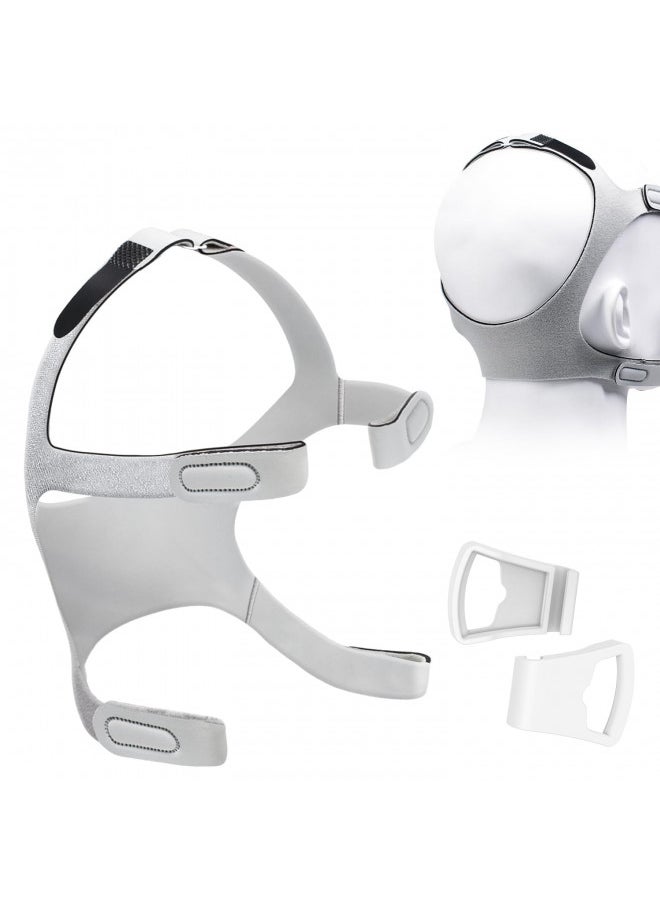 1 Pack Replacement Headgear for Fisher and Paykel Simplus Full Face Mask - Adjustable CPAP Headgear med/lrg for Simplus, Snugly Fit & Reduce Air Leaks, Great Value Supplies by Medihealer.