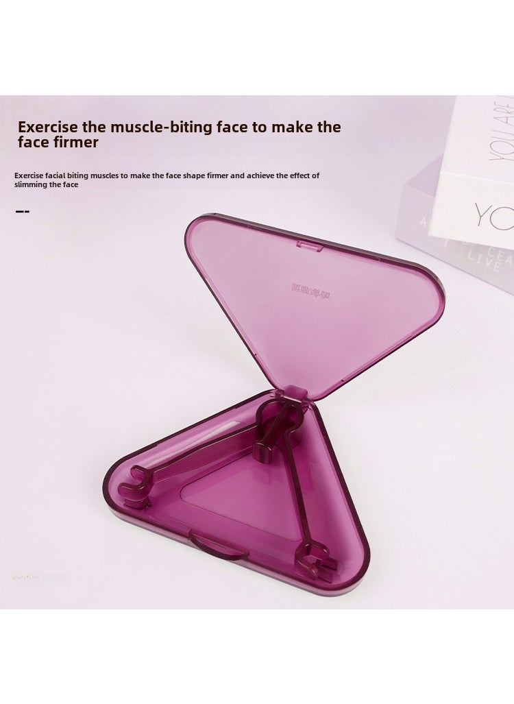 Jawline Exerciser Facial Fitness Chewing Trainer Upgraded Purple