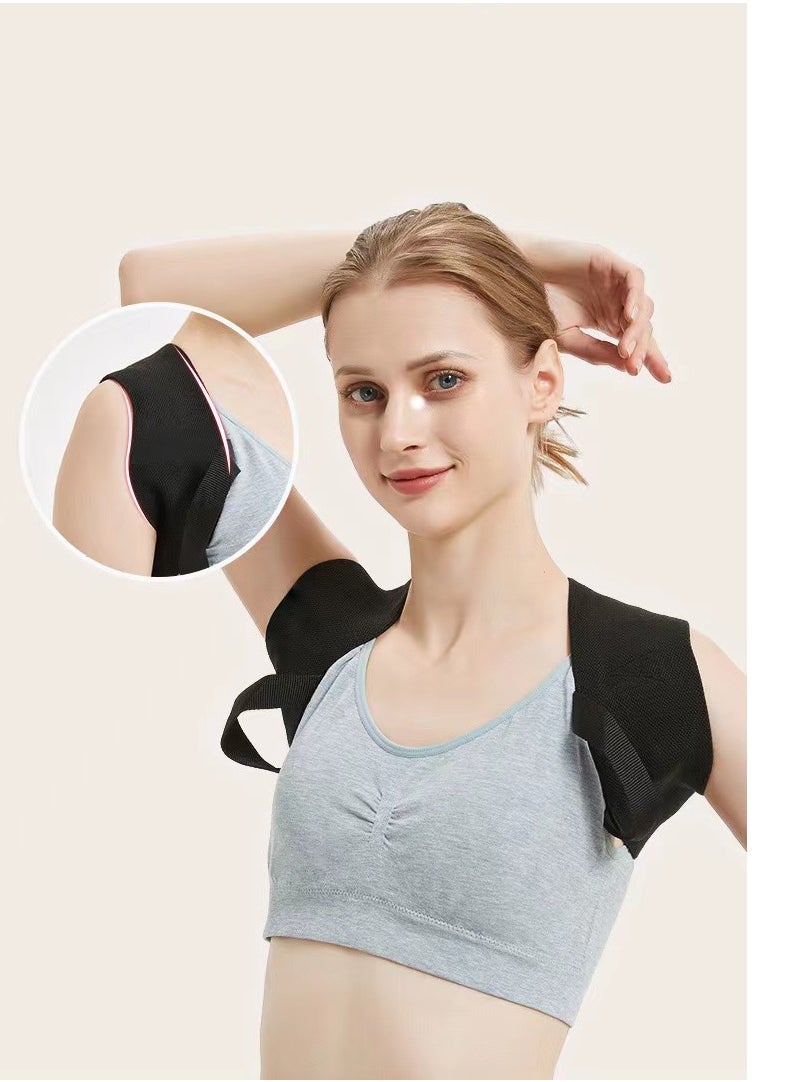 Shoulder and neck correction strap