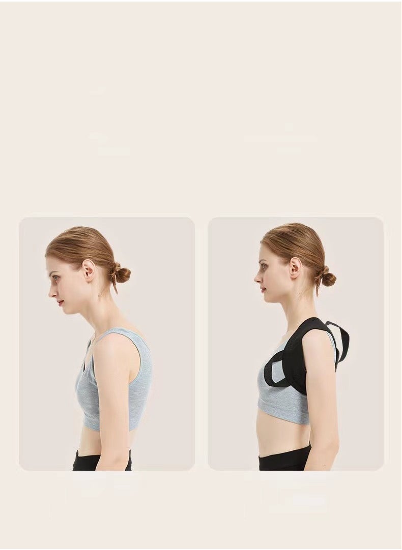 Shoulder and neck correction strap