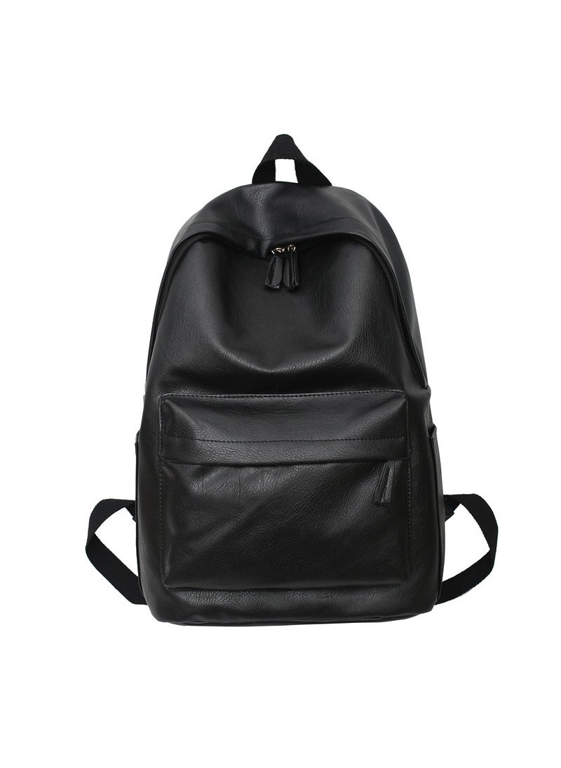 1 x 5 pcs 2024 Mens Streetwear Large Backpack Black