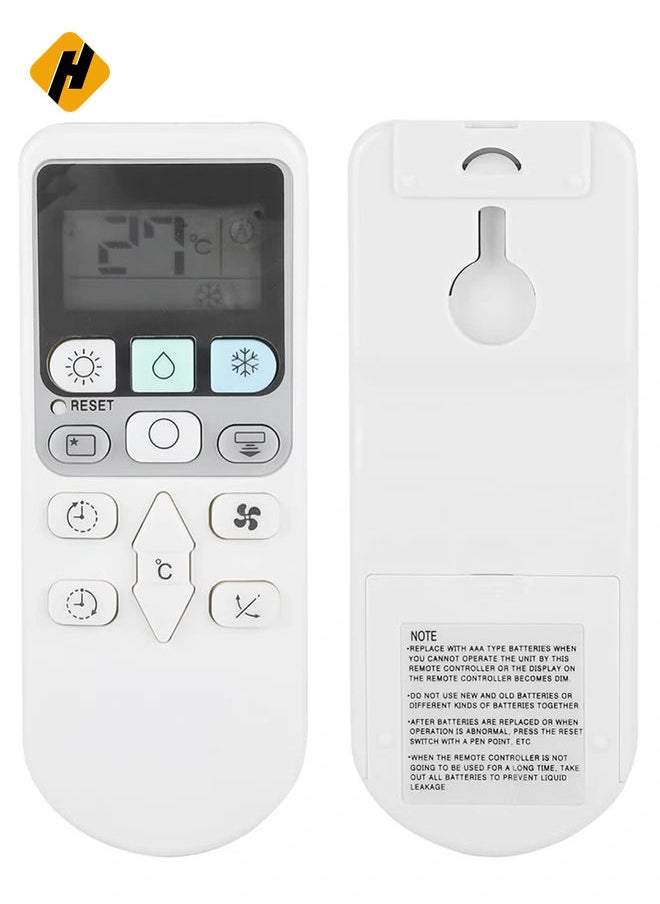 Air Conditioner Remote Controller, AC Remote Control Smart Remote Controller for Hitachi RAR-3V2 RAR-2P2 Replacement Remote Control