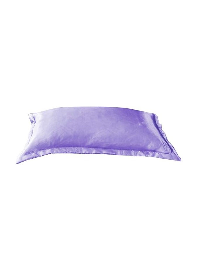 Generic Silk Flat Queen Bedsheet Set, Violet, 180 x 230 cm, VG-3BS-SILK-V