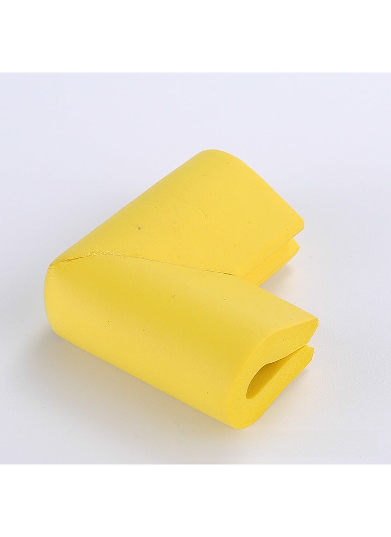 1 x 5 pcs U-shaped Corner Protector Child Safety Cushion Yellow