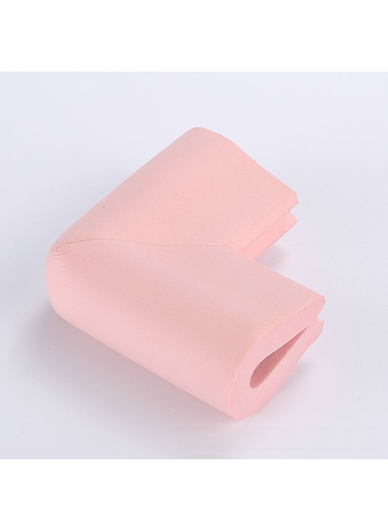 1 x 5 pcs U-shaped Corner Protector Child Safety Cushion Pink