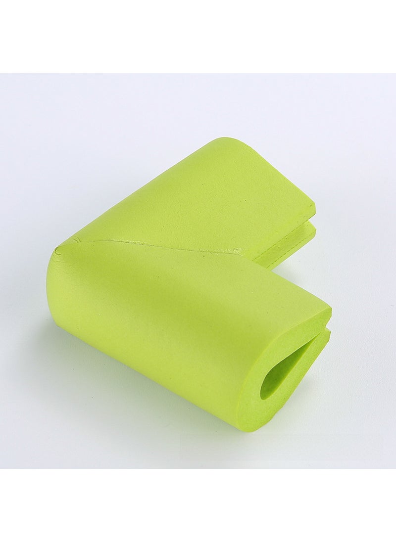 1 x 5 pcs U-shaped Corner Protector Child Safety Cushion Grass Green