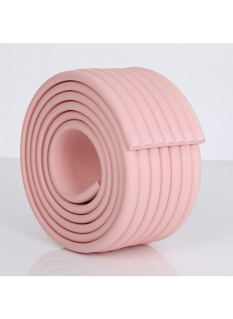 W-shaped thickened and widened child protection strip 2 meters multi-use anti-collision protection strip to send 1.5cm wide glue Pink