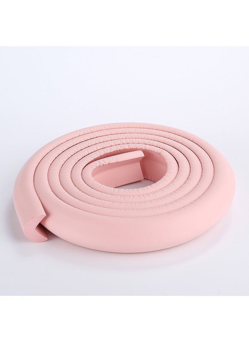 1 x 5 pcs Kids Safety NBR Corner Guard Standard L-Shape Bumper Pink