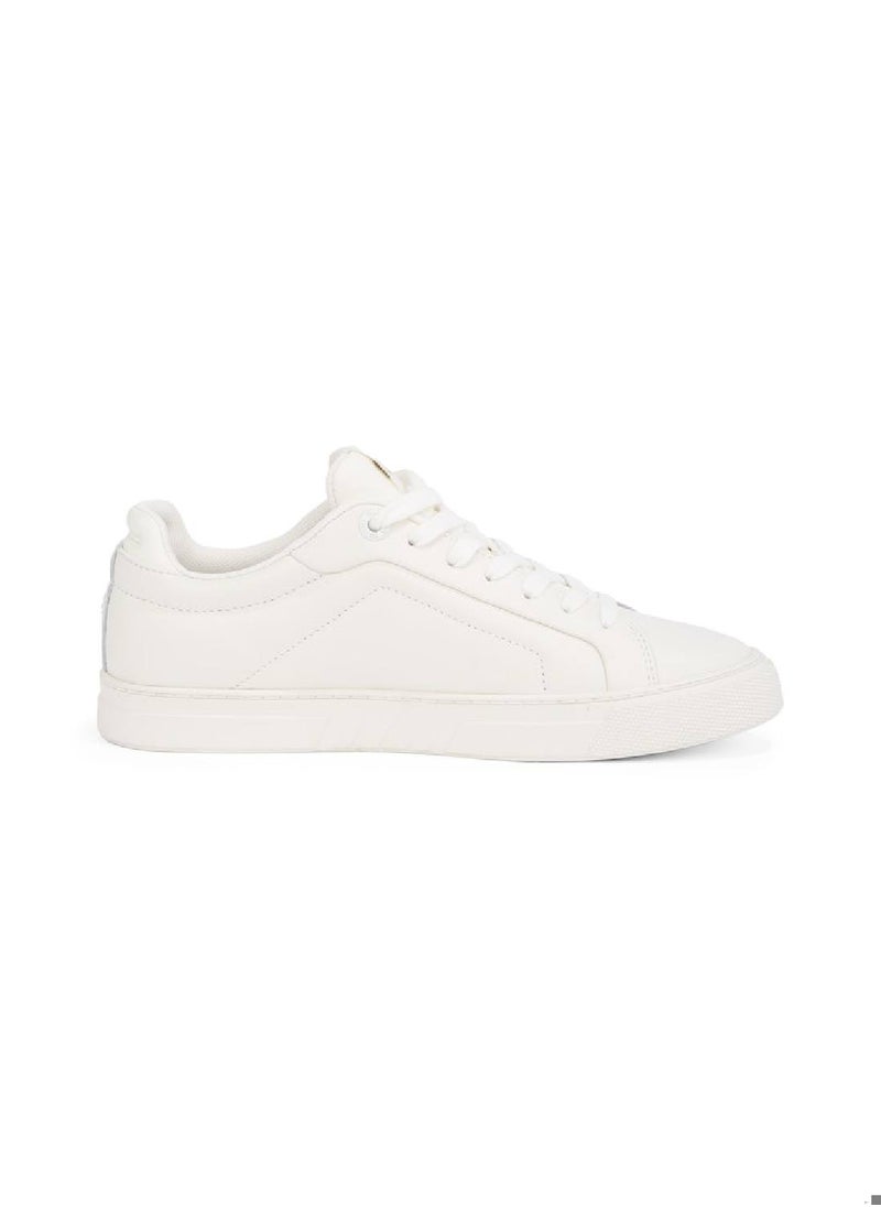 Women's Icon Court Trainers - Leather, White