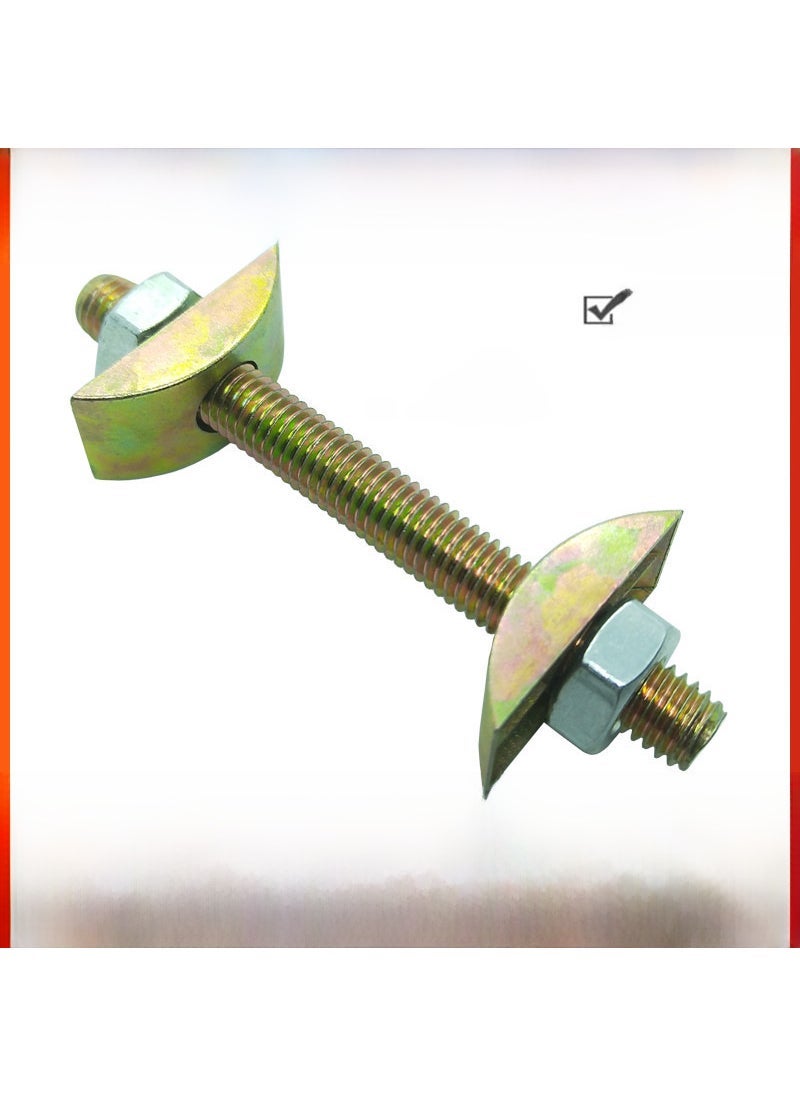 1 x 5 pcs Executive Desk Connector Crescent Moon 3-in-1 4-in-1 Joiners M8 * 70mm with solid half moon