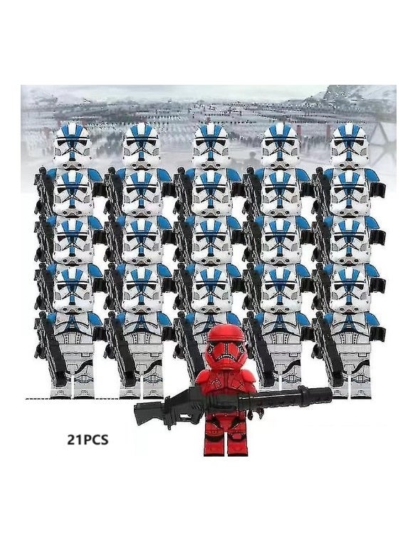 1 x 5 pcs Boys Educational Star Wars Building Blocks Sets 21PCS Star Wars