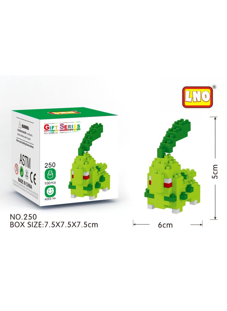 1 x 5 pcs Educational Building Blocks Elves Toys for Kids LNO-250 chrysanthemum leaf grass