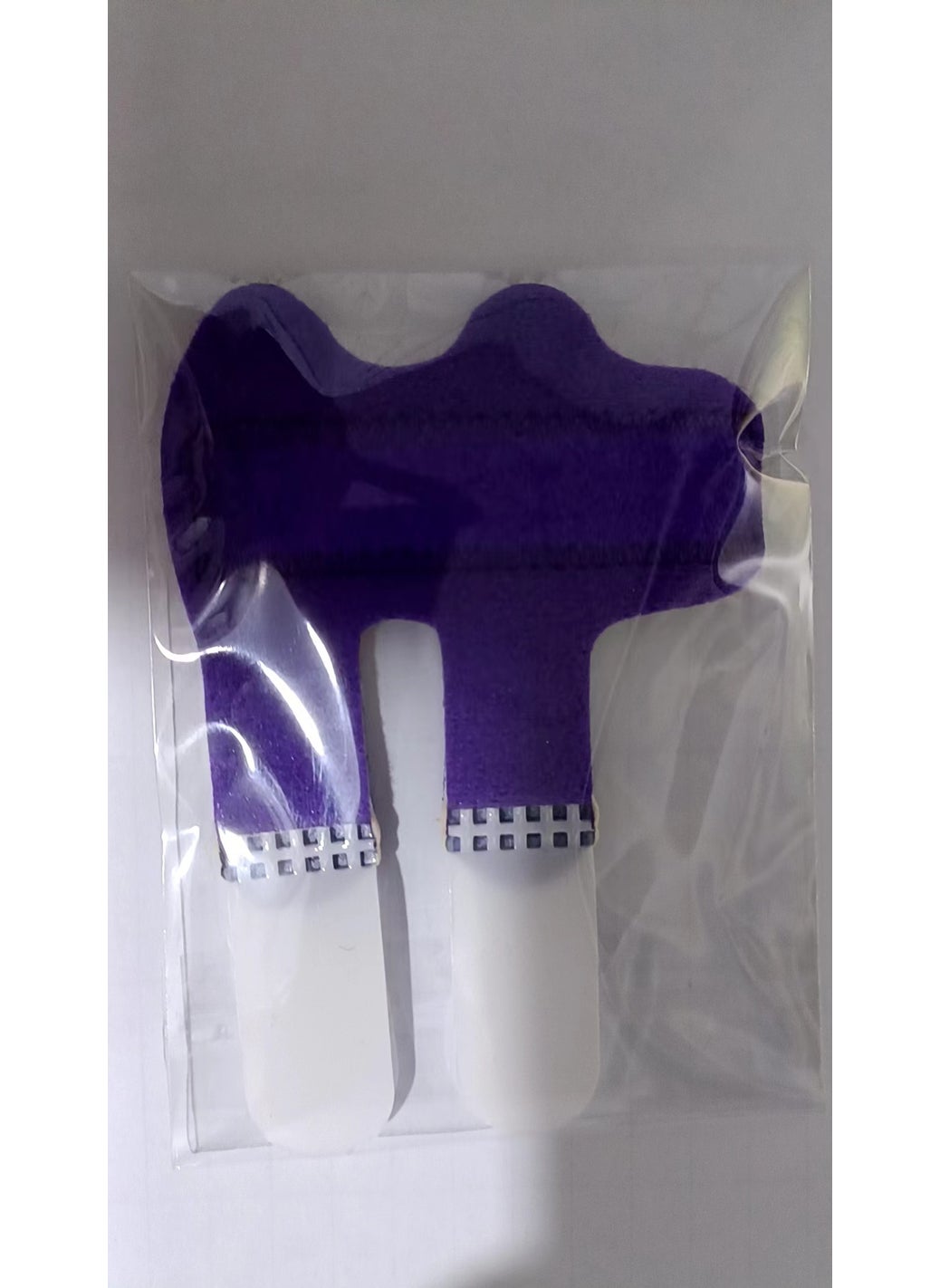 1 x 5 pcs Finger Splint Support Brace for Fracture Purple