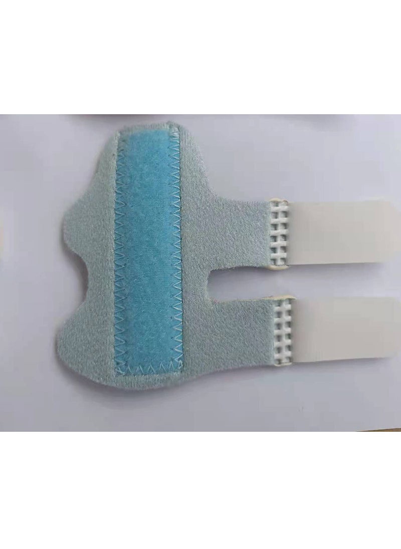 1 x 5 pcs Finger Splint Support Brace for Fracture Sky Blue