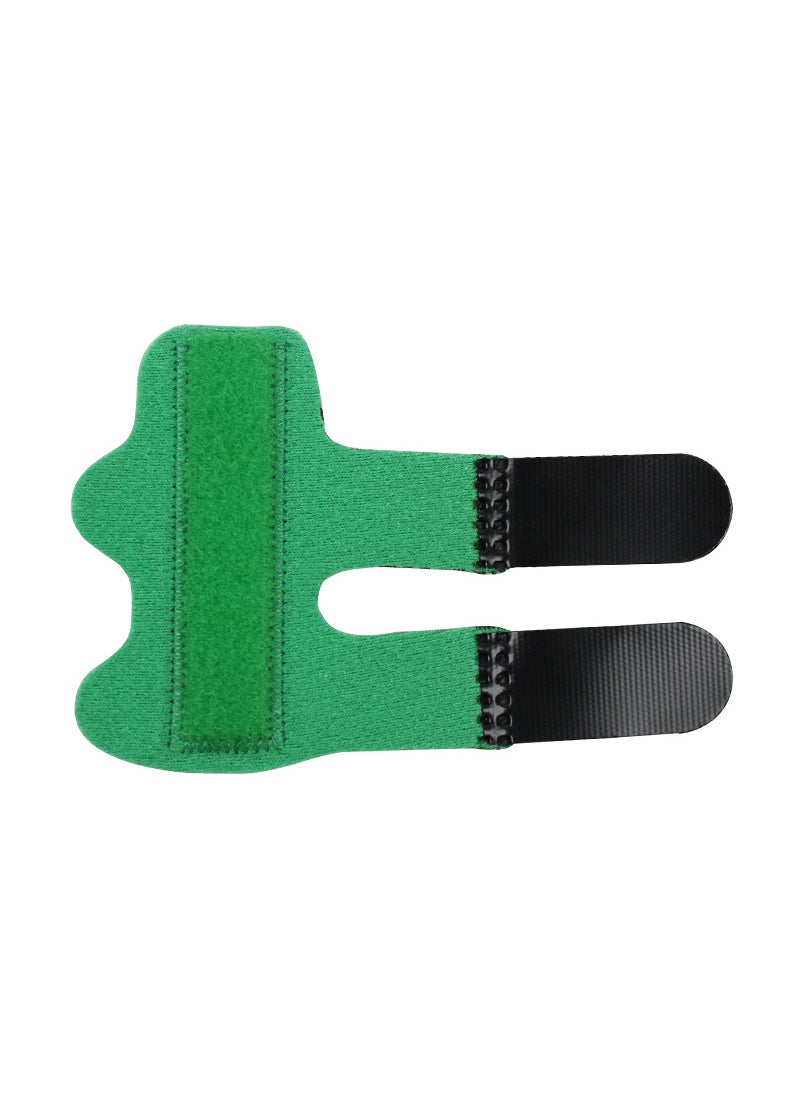 1 x 5 pcs Finger Splint Support Brace for Fracture Green