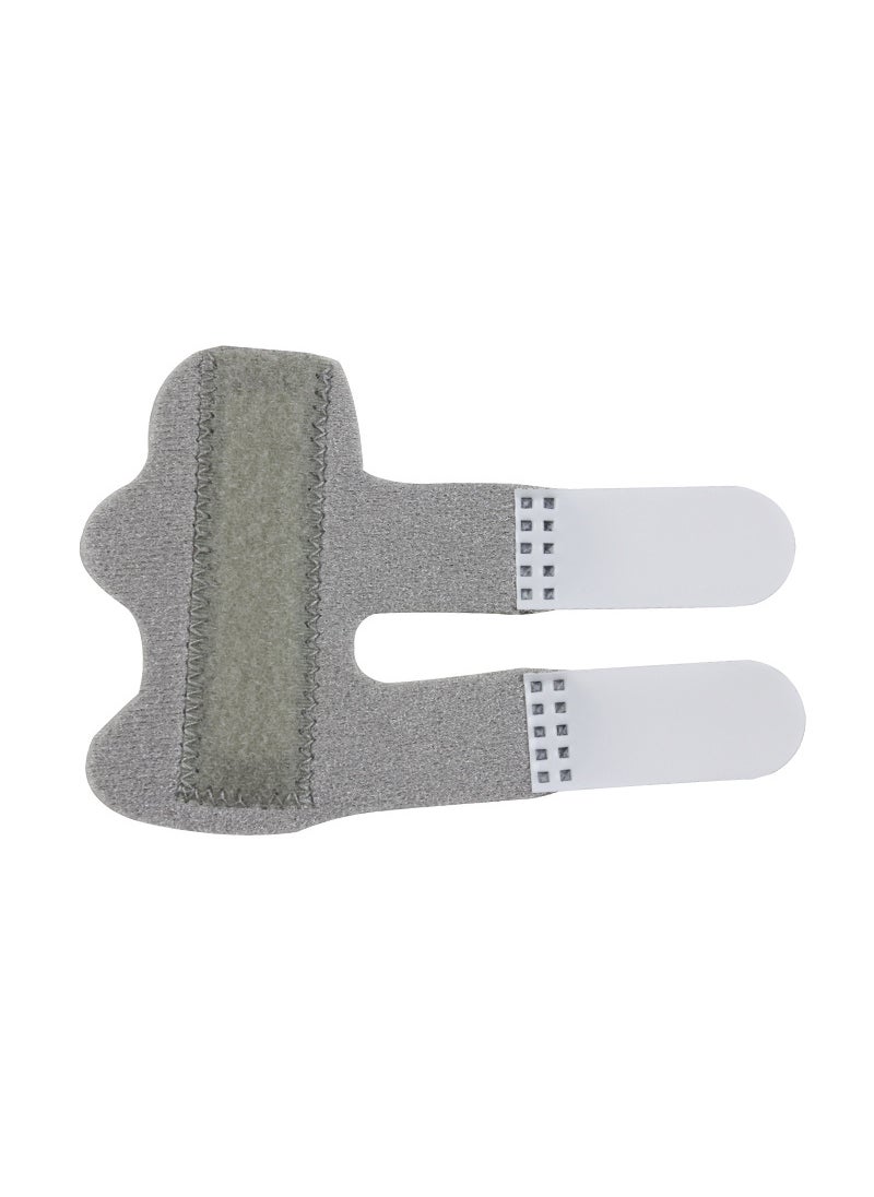 1 x 5 pcs Finger Splint Support Brace for Fracture Light gray