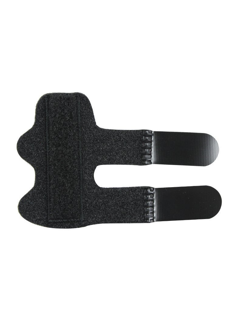 1 x 5 pcs Finger Splint Support Brace for Fracture Black