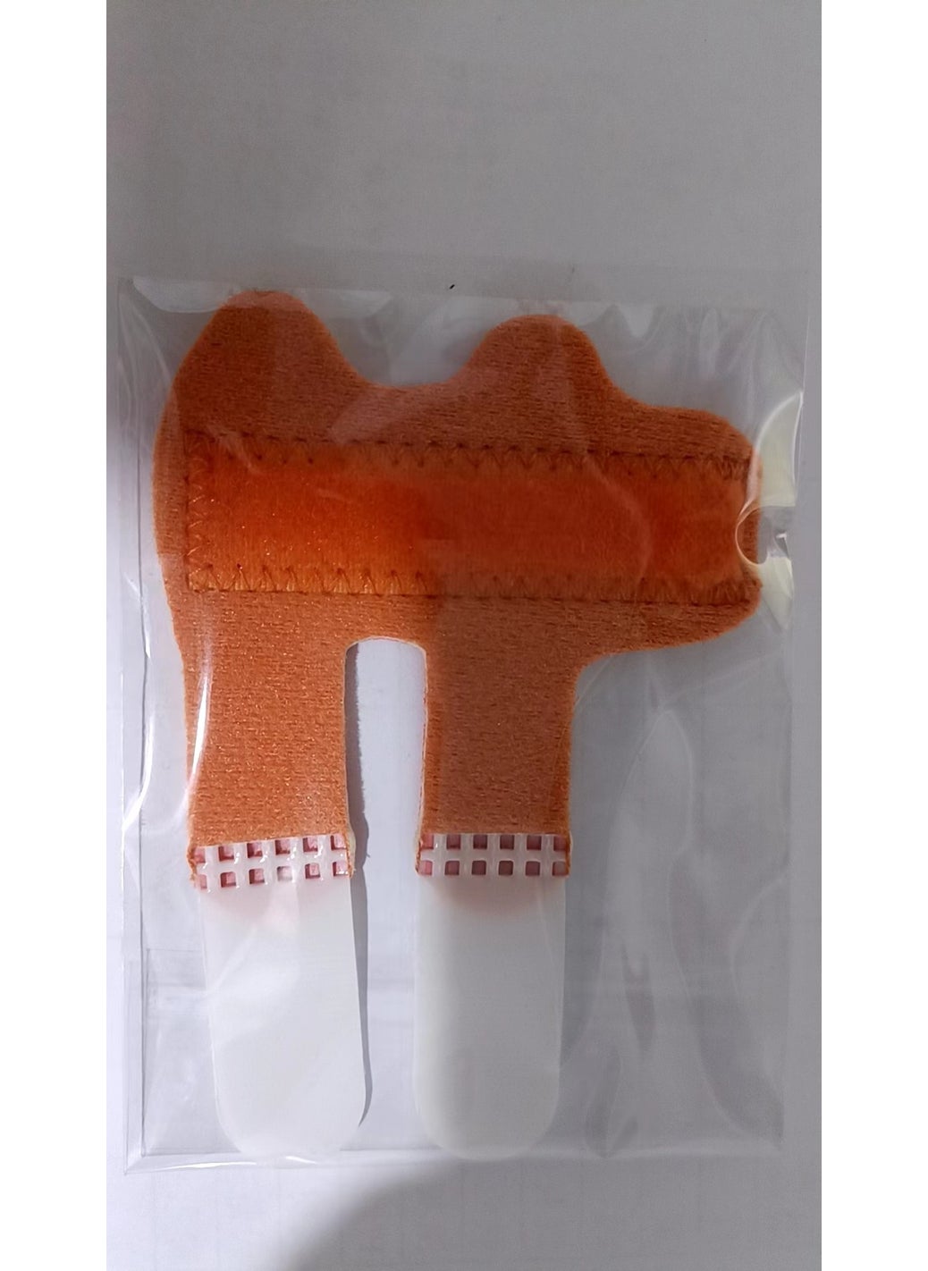 1 x 5 pcs Finger Splint Support Brace for Fracture Orange