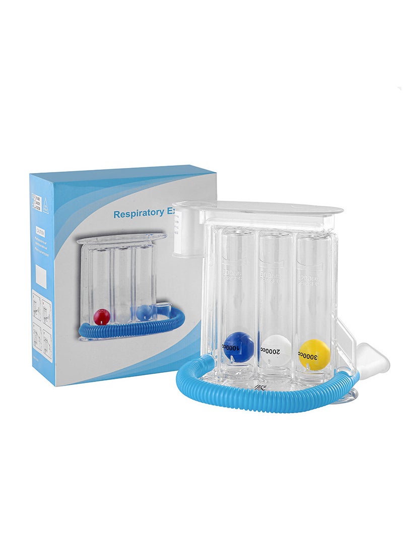 Tri-Ball Respiratory Trainer for Improved Lung Function Three-ball B inverted breathing dual-purpose