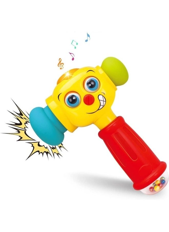 Light & Musical Baby Hammer Toy for 12-18 Months | Fun Toddler Toy with Changeable Eyes, Sound, and Light | Infant Toys for 1 Year Old Boys & Girls