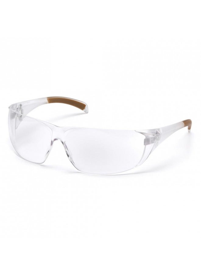 Carhartt Billings Safety Glasses, Clear Frame, Clear Lens