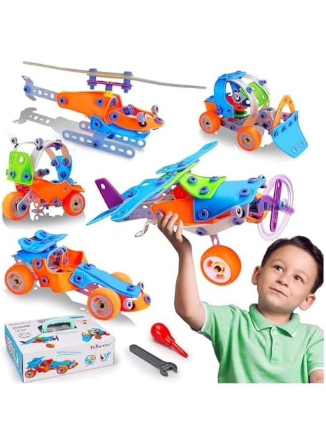 Play a lot Building Toys for Boys Age 6-8 Year Old Boy Gift Best Educational Toys for Kids 5-7 Stem Building Toy for Boys 8-12 Engineering Building Kit Toys for 6 7 8 9 10 yr Old Birthday Gift