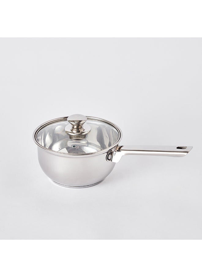 Stilo Stainless Steel Saucepan with Lid 18 x 9.3 x 18 cm