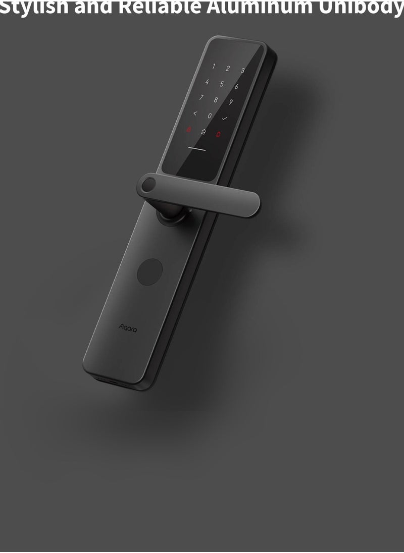 Aqara Smart Door Lock A100 Zigbee, Compatible with Apple HomeKit-Black