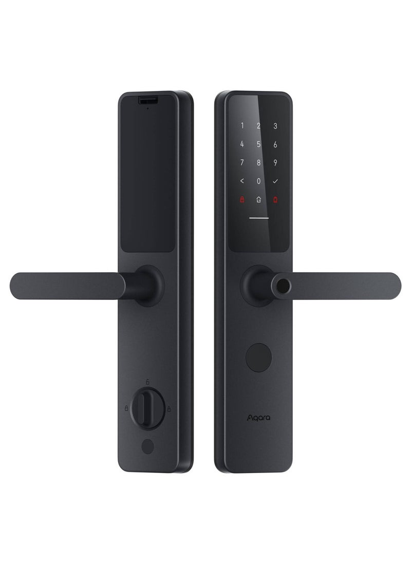 Aqara Smart Door Lock A100 Zigbee, Compatible with Apple HomeKit-Black