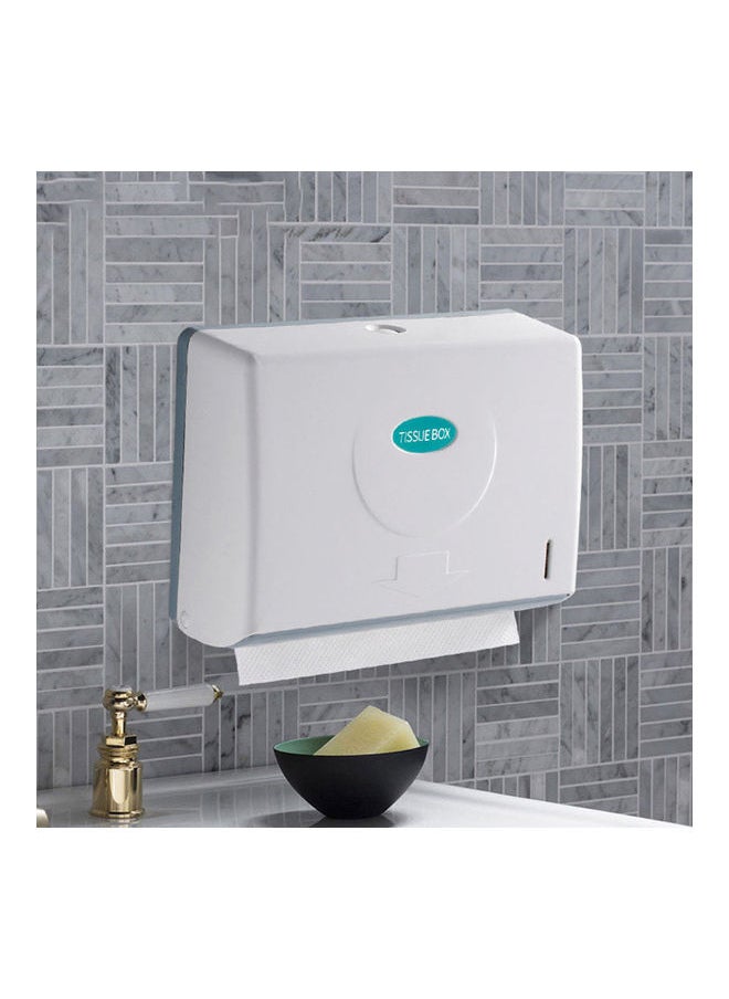 Paper Towel Dispenser White 27.00x9.00x26.00cm