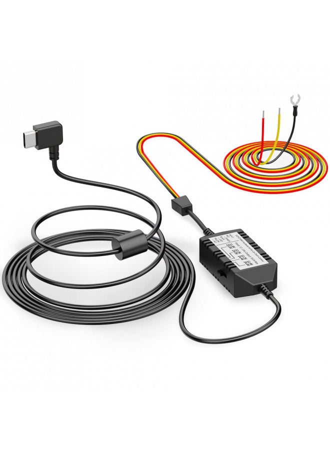 VIOFO HK4 Acc Hardwire Kit, USB-C Hard Wire Kit for T130, A139Pro, WM1, A229Duo, A119MINI2 Dash Cam, Low Voltage Protection for Parking Mode