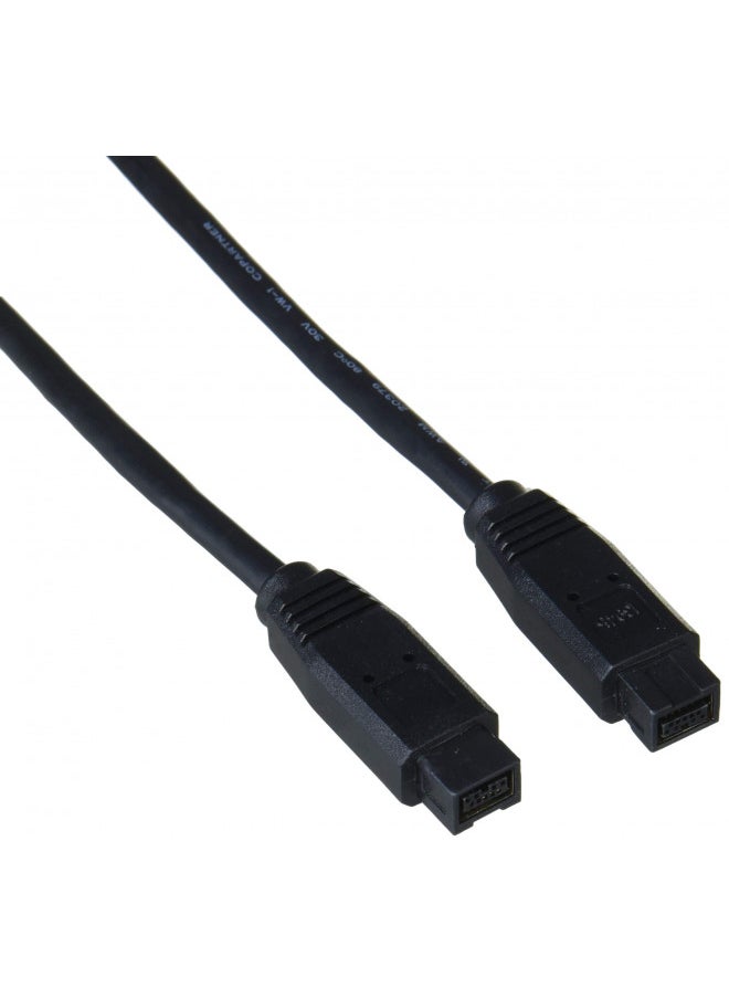 StarTech.com 10 ft 1394b Firewire 800 Cable 9-9 M/M - IEEE 1394 Cable - FireWire 800 (M) to FireWire 800 (M) - 10 ft - Black - 1394_99_10