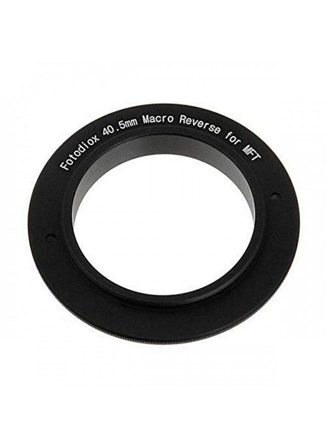 Fotodiox 40.5mm Filter Thread Macro Reverse Mount Adapter Ring for MFT Micro 4/3 Four Third Cameras, fits Olympus PEN E-PL1, E-PL1s, E-PL2, E-PL3, E-P2, E-P3, E-M, OM-D, E-M5, Panasonic Lumix DMC-G1, G2, G3, G10, GX1, GH1, GH2, GF1, GF2, GF3, GF5, Pa