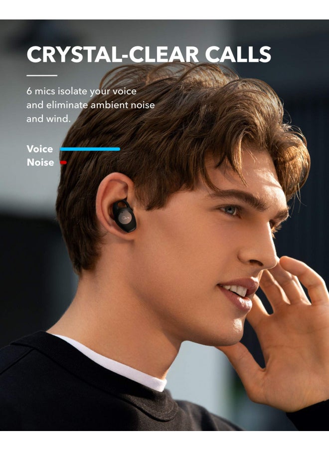 Soundcore by Anker Life A2 NC Multi-Mode Noise Cancelling Wireless Earbuds, ANC Bluetooth Earbuds with 6-Mic Clear Calls, 35-Hr Playtime, and Deep Bass, Fast Charging, Transparency, and App