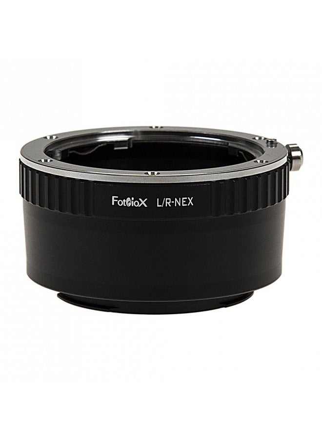 Fotodiox Lens Mount Adapter, Leica R, Lens to Sony Alpha NEX E-mount Camera, fits Sony NEX-3, NEX-5, NEX-5N, NEX-7, NEX-7N, NEX-C3, NEX-F3, Sony Camcorder NEX-VG10, VG20, FS-100, FS-700, fits Leica R, Rom, One-Cam, Two-Cam, and Three-Cam lenses