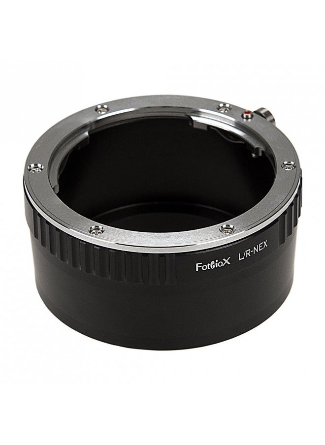 Fotodiox Lens Mount Adapter, Leica R, Lens to Sony Alpha NEX E-mount Camera, fits Sony NEX-3, NEX-5, NEX-5N, NEX-7, NEX-7N, NEX-C3, NEX-F3, Sony Camcorder NEX-VG10, VG20, FS-100, FS-700, fits Leica R, Rom, One-Cam, Two-Cam, and Three-Cam lenses