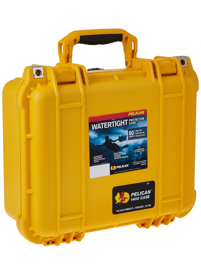 Pelican 1400 Case No Foam (Yellow)