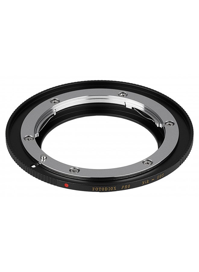 Fotodiox PRO Lens Adapter Compatible with Nikon F-Mount Lenses on Canon EOS EF/EF-S Cameras