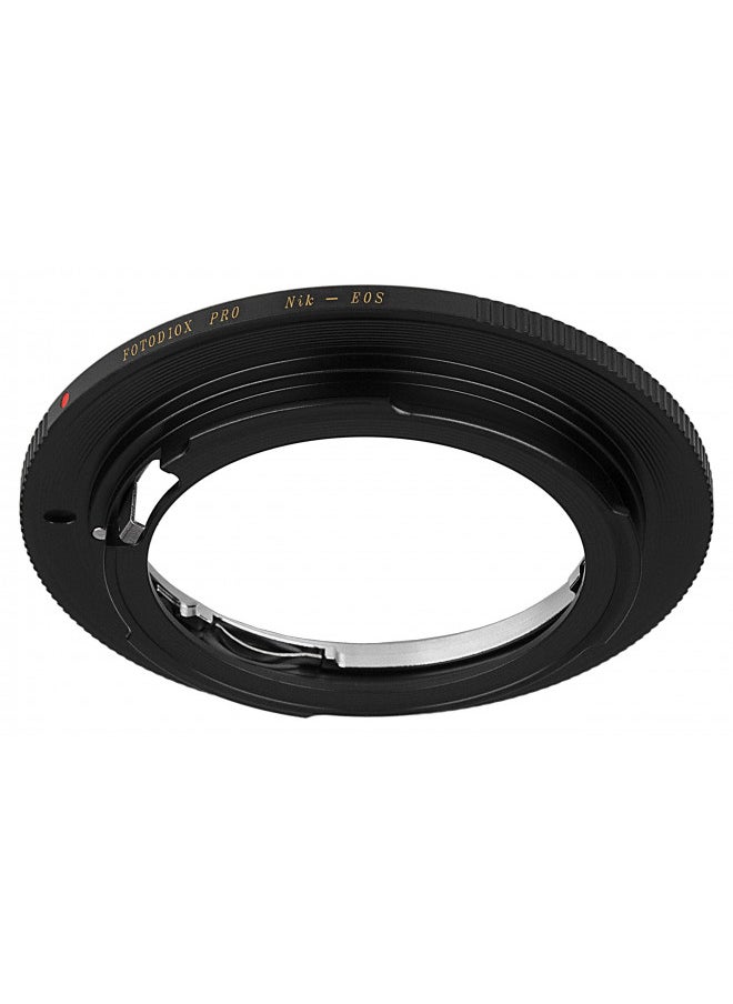 Fotodiox PRO Lens Adapter Compatible with Nikon F-Mount Lenses on Canon EOS EF/EF-S Cameras