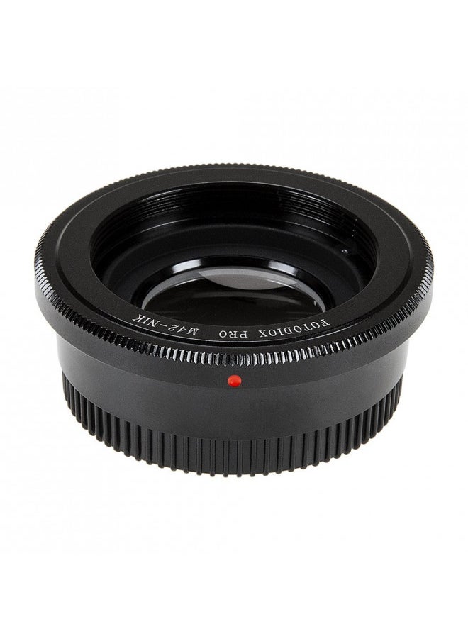 Fotodiox Pro Lens Mount Adapter Compatible with M42 Type 2 and Select Type 1 Lenses to Nikon F-Mount Cameras