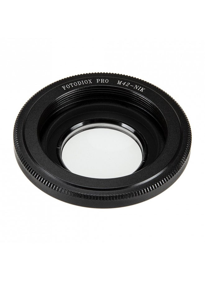 Fotodiox Pro Lens Mount Adapter Compatible with M42 Type 2 and Select Type 1 Lenses to Nikon F-Mount Cameras