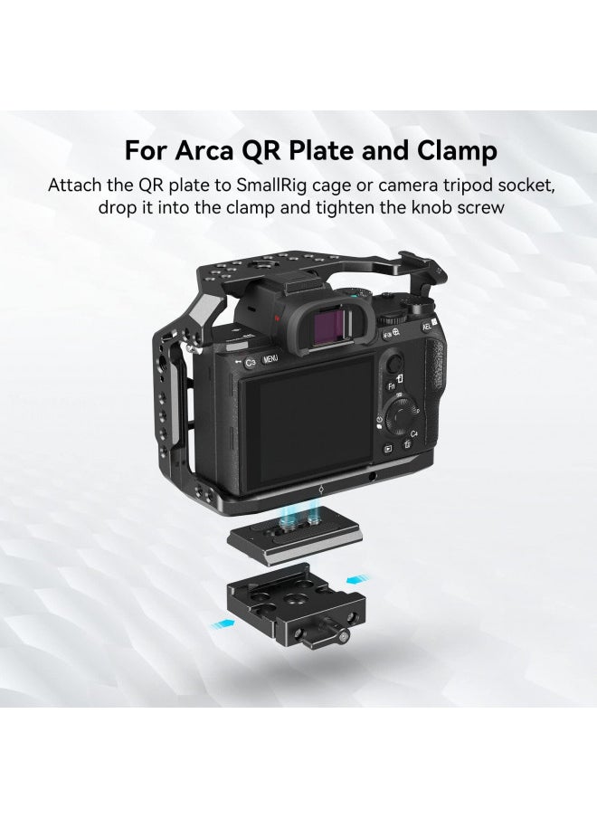 SMALLRIG DSLR and Mirrorless Quick Release Clamp and Plate for Arca Standard - 2280