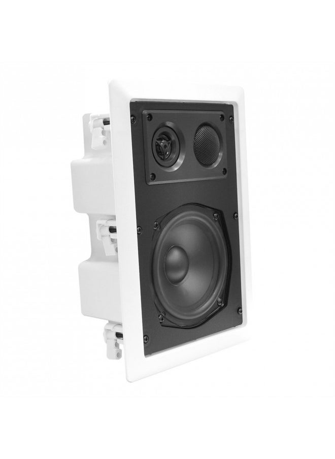 Pyle Ceiling Wall Mount Enclosed Speaker - 400 Watt Stereo In-wall / In-ceiling 8