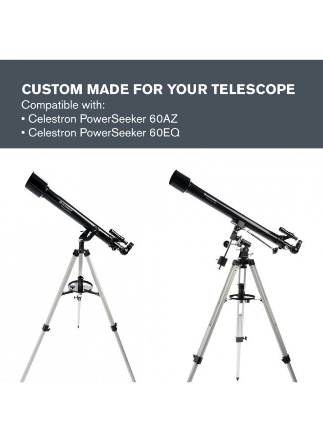 Celestron EclipSmart Safe Solar Eclipse Telescope Filter Meets ISO 12312-2:2015(E) Standards Works with Existing 60mm AZ & EQ Telescopes Observe Solar Eclipses and Sunspots Safe, Snug Fit