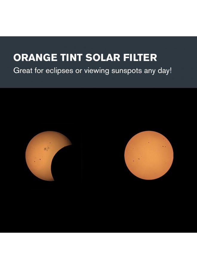 Celestron EclipSmart Safe Solar Eclipse Telescope Filter Meets ISO 12312-2:2015(E) Standards Works with Existing 60mm AZ & EQ Telescopes Observe Solar Eclipses and Sunspots Safe, Snug Fit