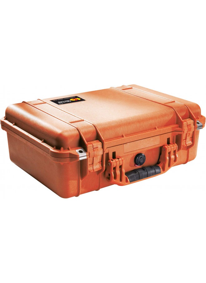 Pelican 1500 Camera Case With Foam (Orange)